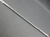 ESTATE 2.20CT DIAMOND 14K WHITE GOLD 3D CLASSIC ROUND SEMI BEZEL TENNIS BRACELET