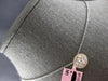 .55CT DIAMOND 14KT YELLOW GOLD 3D ROUND CLUSTER INVISIBLE HALO FLOATING PENDANT
