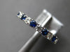 1.30CT DIAMOND & AAA SAPPHIRE 18KT WHITE GOLD 3D 2.5mm ETERNITY ANNIVERSARY RING
