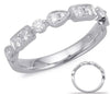 .34CT DIAMOND 14K WHITE GOLD 3D ROUND RECTANGULAR & PEAR SHAPE FILIGREE FUN RING