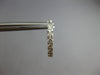 ESTATE .93CT DIAMOND 14KT WHITE GOLD 3D CLASSIC INSIDE OUT HOOP HANGING EARRINGS