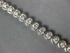 ESTATE 2.0CT DIAMOND 14K WHITE GOLD 3D ROUND BEZEL PRONG CLASSIC TENNIS BRACELET