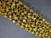 EXTRA LARGE GIA 26.06CT MULTI COLOR DIAMOND 18KT YELLOW GOLD 3D TENNIS BRACELET
