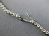 ESTATE LARGE 8.25CT DIAMOND 14KT WHITE GOLD FLOWER TEAR DROP CLEOPATRA NECKLACE
