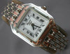 ESTATE LARGE GERARD PETIT .10CT AAA SAPPHIRE 14KT WHITE GOLD WOMENS WATCH #6501