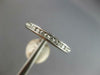 1.02CT DIAMOND 14KT WHITE GOLD 3D CLASSIC 3MM FILIGREE ETERNITY ANNIVERSARY RING