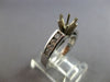 .32CT DIAMOND 14KT WHITE GOLD SIX PRONG CHANNEL SEMI MOUNT ENGAGEMENT RING 28078