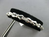 .59CT DIAMOND 14KT WHITE GOLD 3D ROUND 3 STONE XO FILIGREE LOVE TENNIS BRACELET