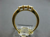 .45CT DIAMOND 14KT YELLOW GOLD 3D 3 STONE ROUND CLASSIC PAST PRESENT FUTURE RING