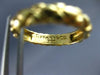 ESTATE 18KT YELLOW GOLD 3D TIFFANY & CO CRISS CROSS WEDDING ANNIVERSARY RING
