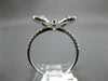 ESTATE .39CT DIAMOND 14KT WHITE GOLD 3D BUTTERFLY FUN LOVE RING