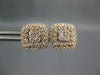 .67CT DIAMOND 18KT ROSE GOLD CLUSTER SQUARE INTERCHANGEABLE STUD JACKET EARRINGS