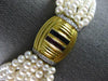 LARGE .60CT DIAMOND & AAA MULTI GEM 14KT 2 TONE GOLD CHOKER LOVE NECKLACE #27478