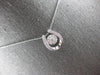 .50CT DANCING DIAMOND 14KT WHITE GOLD 3D LUCKY HORSESHOE FILIGREE PENDANT #27995