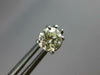 1.23CT DIAMOND 14KT WHITE GOLD 3D ROUND SOLITAIRE SCREWBACK STUD EARRINGS #27501