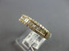 .82CT DIAMOND 14KT YELLOW GOLD CLASSIC ROUND & BAGUETTE WEDDING ANNIVERSARY RING