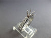 .60CT DIAMOND 14KT WHITE GOLD SIX PRONG CHANNEL SEMI MOUNT ENGAGEMENT RING 28073