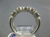 LARGE .75CT WHITE & CANARY DIAMOND PLATINUM & 18KT YELLOW GOLD ANNIVERSARY RING