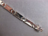 ESTATE 14KT WHITE GOLD 3D CLASSIC GEOMETRICAL ITALIAN HANDCRAFTED LOVE BRACELET