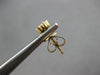 ESTATE .38CT DIAMOND 18KT YELLOW GOLD 3D CLASSIC FLOWER INVISIBLE STUD EARRINGS