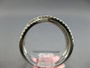 ESTATE .51CT DIAMOND 14K WHITE GOLD 3D CLASSIC MULTI ROW CRISS CROSS X LOVE RING