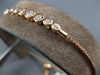 .35CT DIAMOND 18KT ROSE GOLD BEZEL 7 STONE GRADUATING ADJUSTABLE TENNIS BRACELET