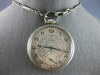 ANTIQUE LARGE ART DECO 14KT YELLOW GOLD ILLINOIS POCKET WATCH WITH CHAIN #27742