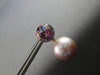 LARGE AAA MULTI COLOR SAPPHIRE & AAA PINK SOUTH SEA PEARL 18K ROSE GOLD EARRINGS