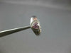.43CT DIAMOND & AAA PINK SAPPHIRE 14KT WHITE GOLD HEART SHAPE & ROUND LOVE RING