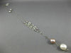 LONG AAA WHITE & PINK SOUTH SEA PEARL 14KT GOLD 3D BY THE YARD LARIAT NECKLACE