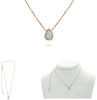 .33CT DIAMOND 14KT ROSE & WHITE GOLD ROUND BY THE YARD ADJUSTABLE LOVE NECKLACE
