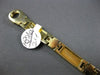 ESTATE WIDE & LONG 14KT YELLOW GOLD 3D HANDCRAFTED FIGARO DESIGN MENS BRACELET