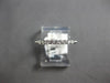 ESTATE .19CT DIAMOND 14KT WHITE GOLD 3D CLASSIC BAR BEADED FUN RING