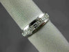 ESTATE WIDE 2.64CT PRINCESS DIAMOND 14K WHITE GOLD ETERNITY CHANNEL RING #17553