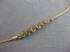 .34CT DIAMOND 14KT YELLOW GOLD 7 STONE GRADUATING BEZEL ADJUSTABLE LOVE BRACELET
