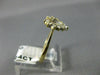 ESTATE .24CT DIAMOND 14KT YELLOW GOLD 3D CLASSIC OPEN HEART LOVE RING #24492