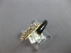 .43CT DIAMOND & BLACK ENAMEL 14K YELLOW GOLD GRADUATING JOURNEY CRISS CROSS RING