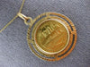 ANTIQUE LARGE 18KT & 22KT YELLOW GOLD 3D VENEZUELA COIN FLOATING PENDANT #27376