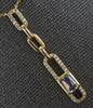 .86CT DIAMOND & AAA AQUAMARINE 14KT YELLOW GOLD 3D EMERALD CUT & ROUND NECKLACE