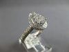 .70CT DIAMOND 18KT WHITE GOLD 3D CLASSIC ROUND CLUSTER PEAR SHAPE HALO LOVE RING