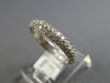 .98CT DIAMOND 14KT WHITE GOLD 3D CLASSIC 2 ROW ETERNITY WEDDING ANNIVERSARY RING