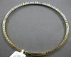 ESTATE 2.89CT DIAMOND 14K 2 TONE GOLD CLASSIC ROUND FILIGREE FUN TENNIS BRACELET