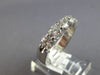 ESTATE LARGE 1.50CT DIAMOND 14K WHITE GOLD SHARED PRONG WEDDING ANNIVERSARY RING