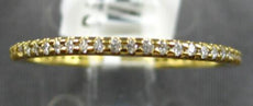 .26CT DIAMOND 14K YELLOW GOLD ROUND SHARED PRONG 1.5MM ETERNITY ANNIVERSARY RING