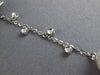 ESTATE LARGE .15CT DIAMOND & AAA SOUTH SEA PEARL 18K WHITE GOLD HANGING EARRINGS