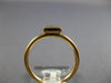 ESTATE .13CT DIAMOND 18KT ROSE GOLD 3D SQUARE PAVE BEZEL FRIENDSHIP LOVE RING