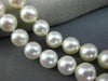 ESTATE AAA 8MM SOUTH SEA PEARL 14KT WHITE GOLD 3D CLASSIC LOVE NECKLACE #26210