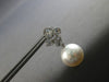 LARGE 1.52CT DIAMOND & AAA SOUTH SEA PEARL 18KT WHITE GOLD FUN HANGING EARRINGS