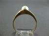 ESTATE AAA SOUTH SEA PEARL 14KT YELLOW GOLD 3D MATTE & SHINY SOLITAIRE FUN RING