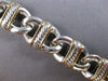 LARGE & LONG 18K YELLOW GOLD & 925 SILVER DAVID YURMAN LINK LOVE BRACELET #28138